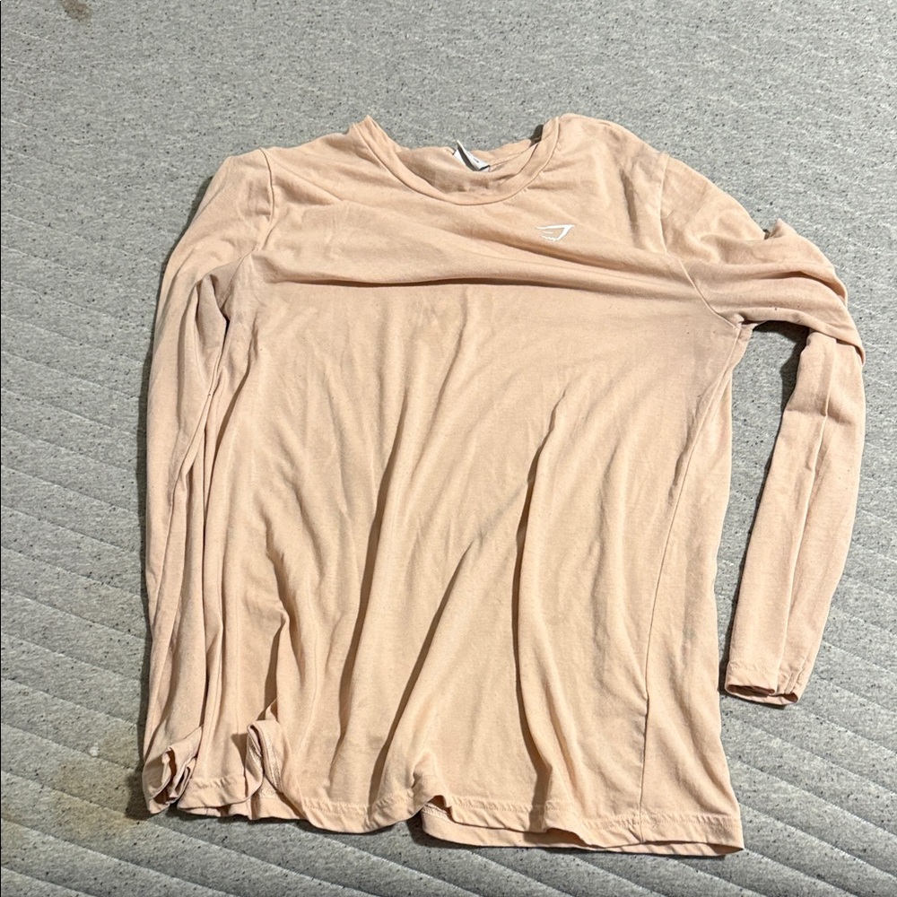 Gymshark Women's Long Sleeve Top in Light Pink